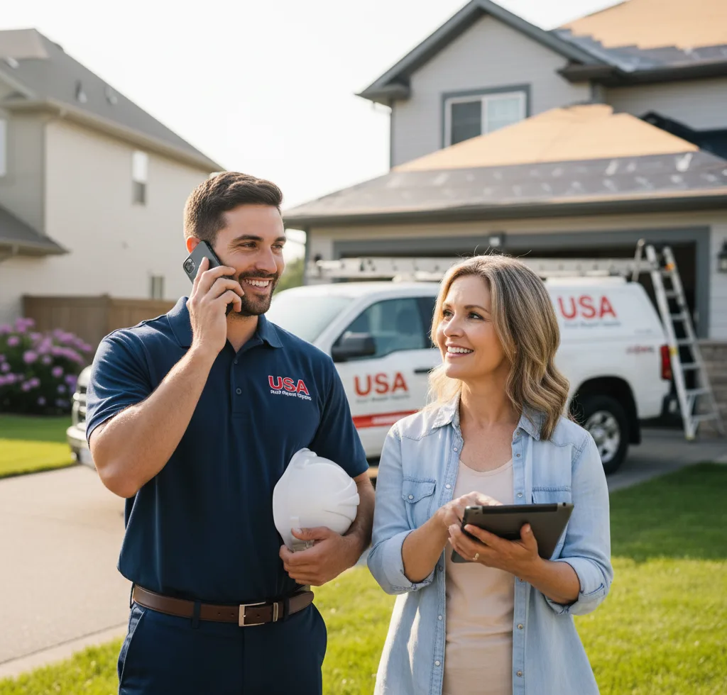USA Roof Repair Experts customer support in England
